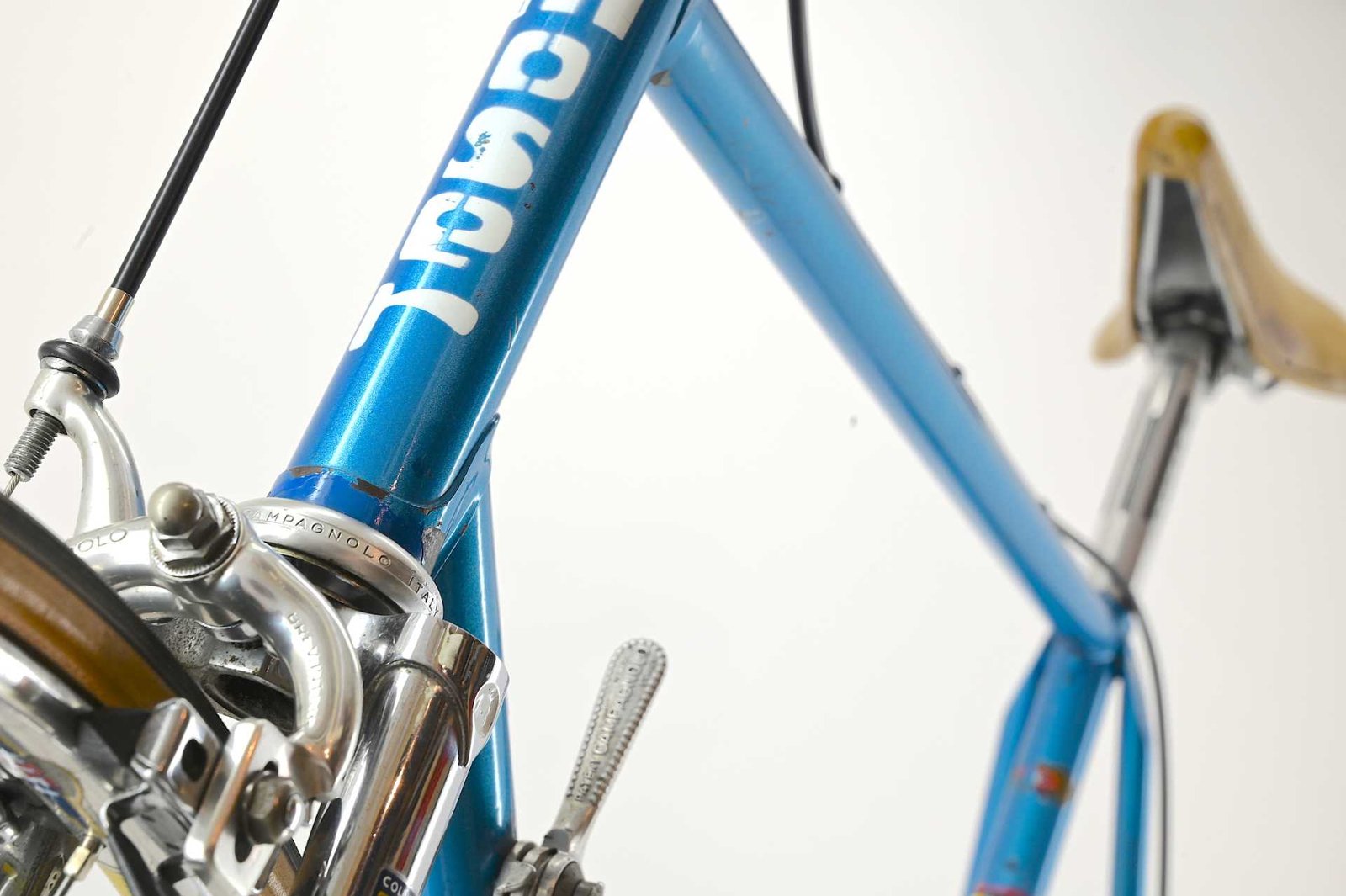 Francesco Moser Professinal Road Bicycle from Gegor Braun Made By De Rosa Size 59.5 - Image 16