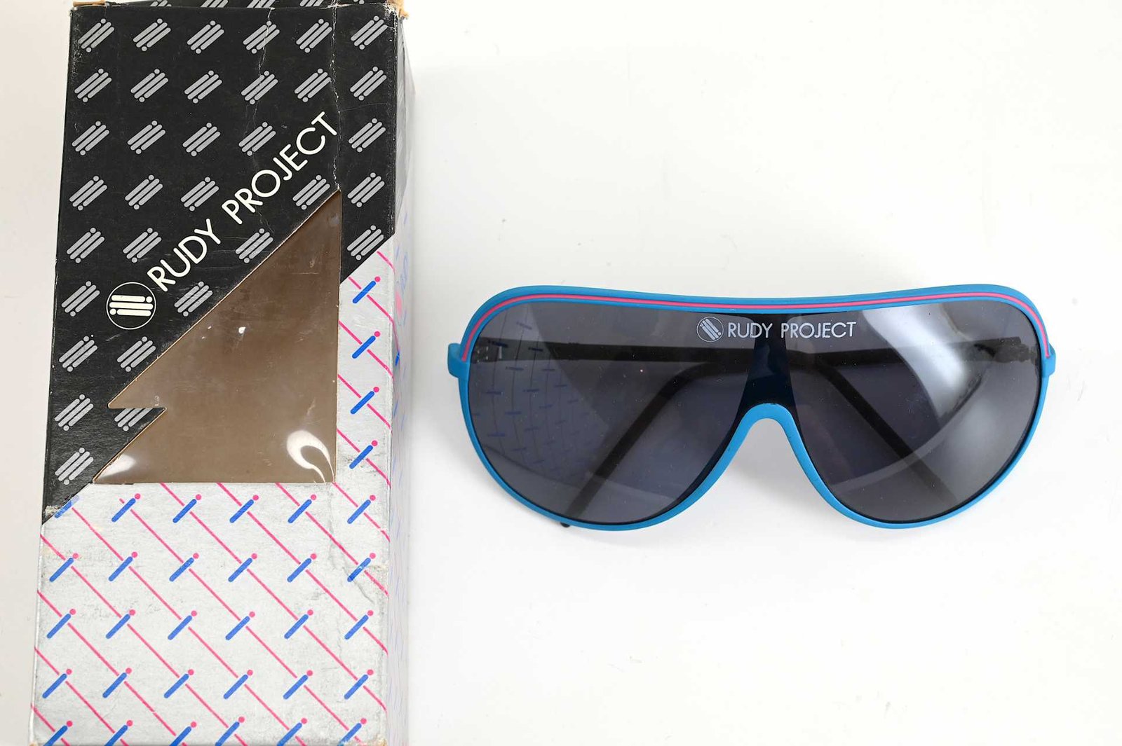 NOS/NIB Rudy Project Classic Cycling Sunglasses Light Blue/Pink - Image 3