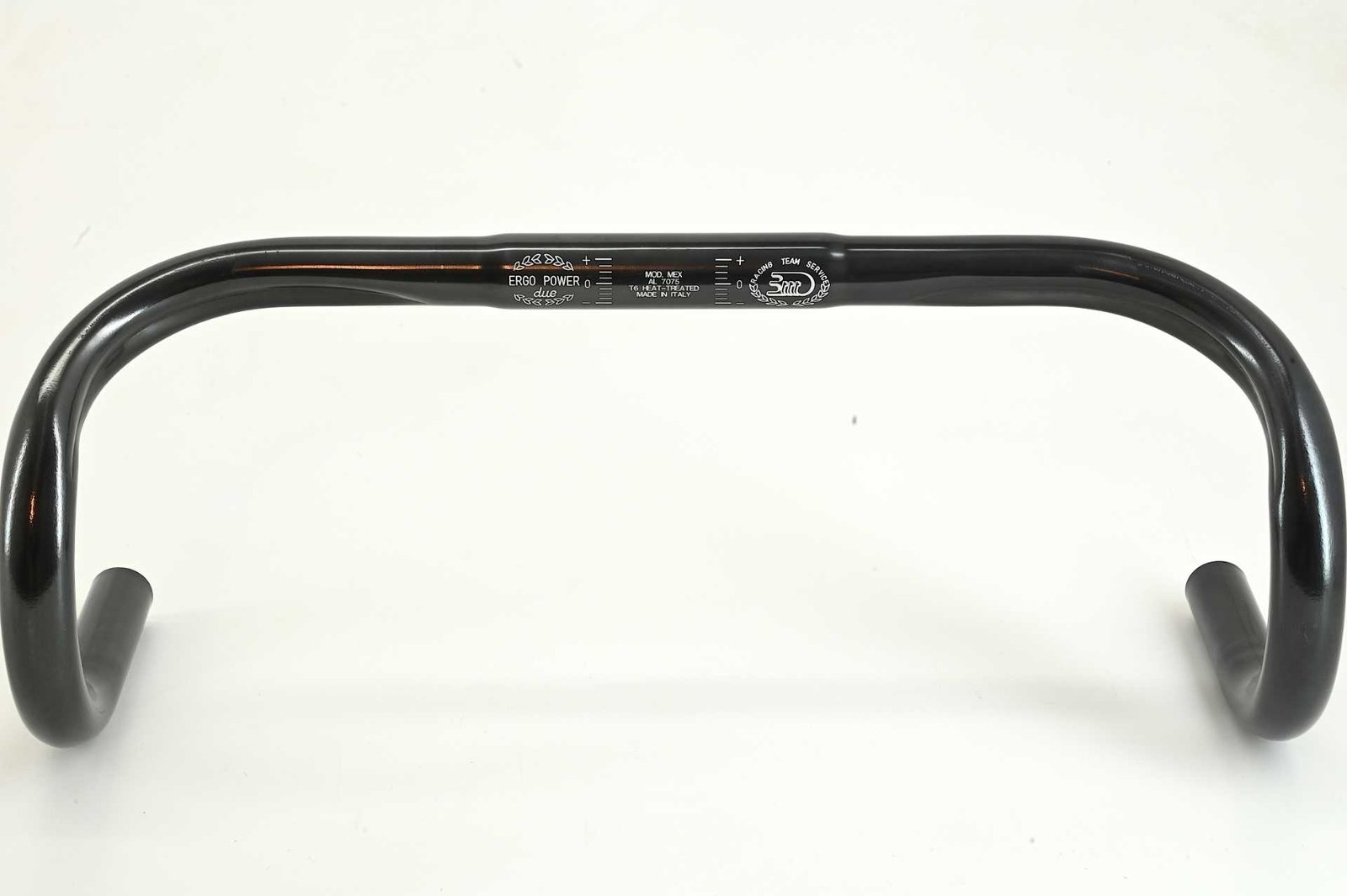 NOS 3TTT Ergopower Due Racing Team Service Handlebar Black 25.8mm 41.5cm