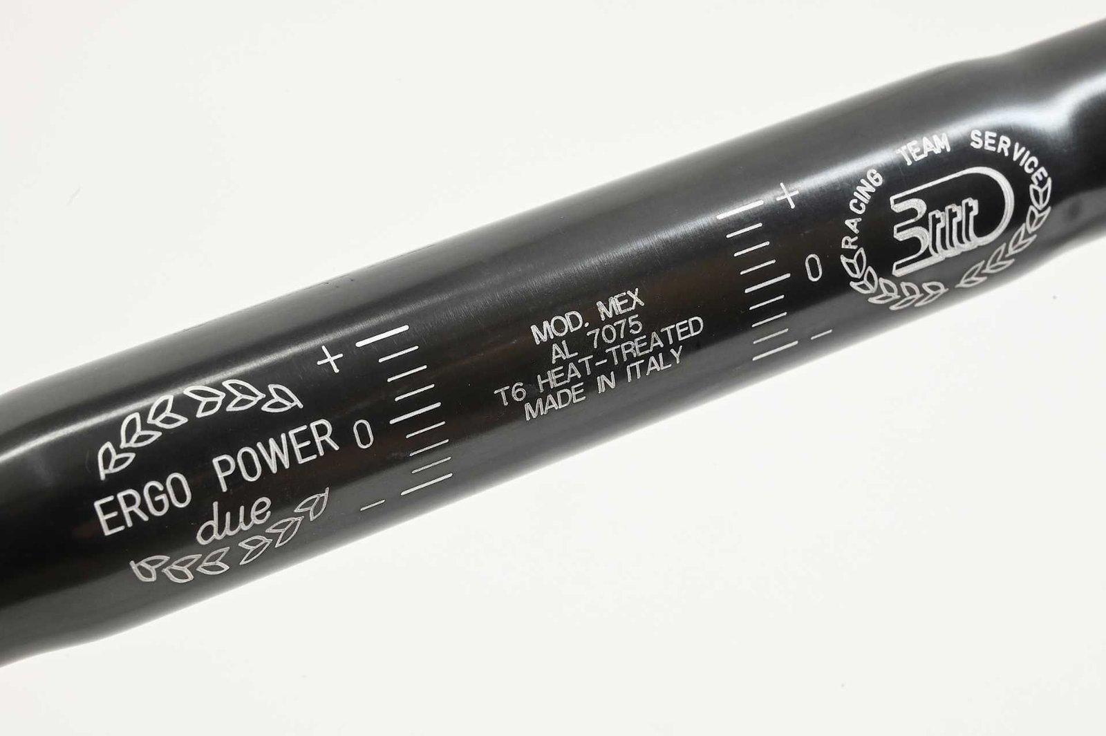 NOS 3TTT Mexico Ergopower Due Racing Team Service Handlebar Black 25.8mm 41.5cm - Image 2