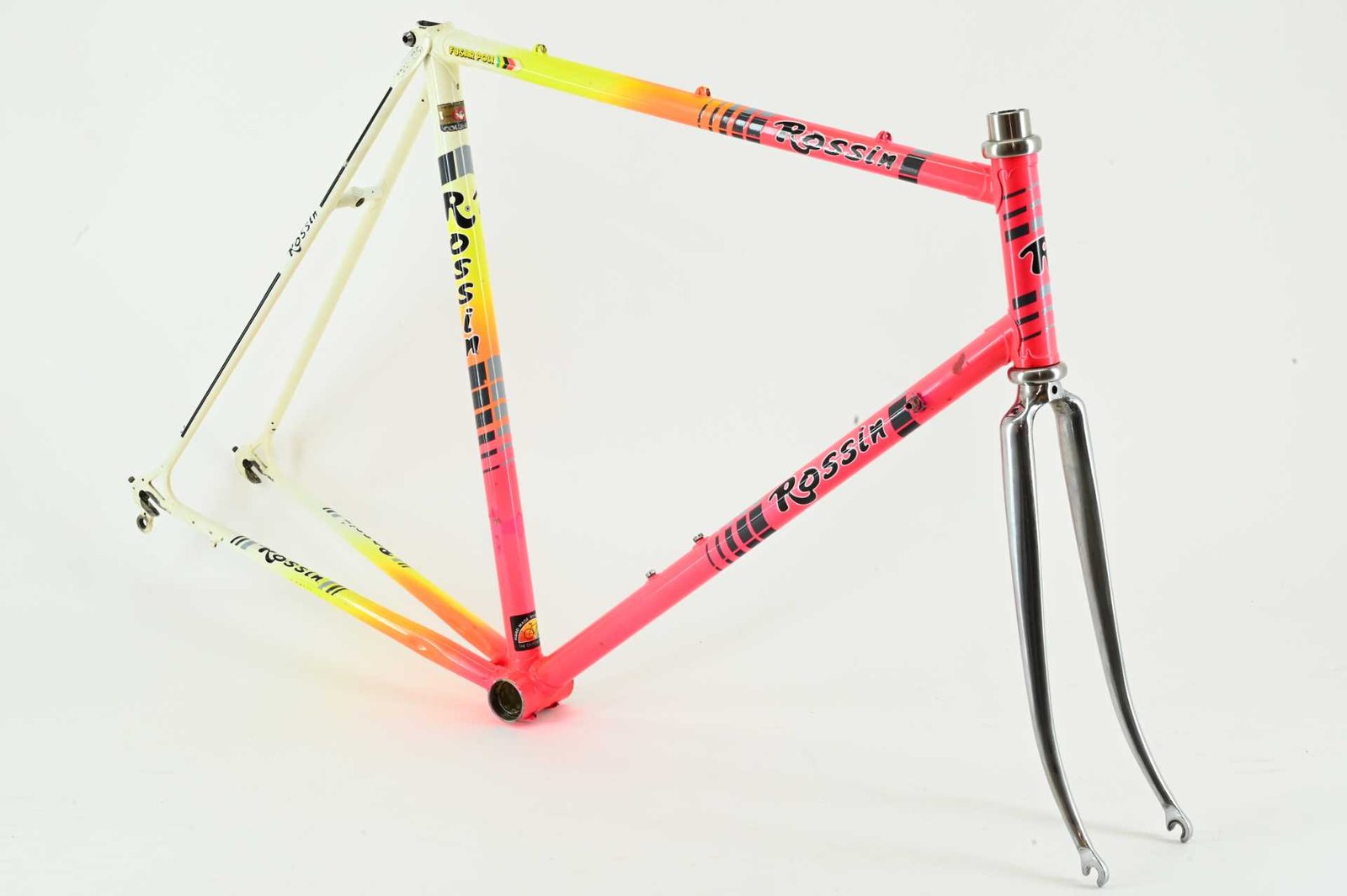 Rossin Professional Frameset Neon Colours Columbus SL Size 56 - Image 2