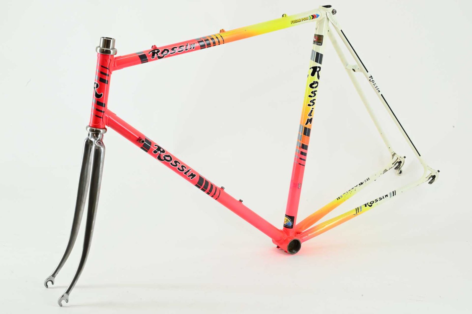 Rossin Professional Frameset Neon Colours Columbus SL Size 56 - Image 4