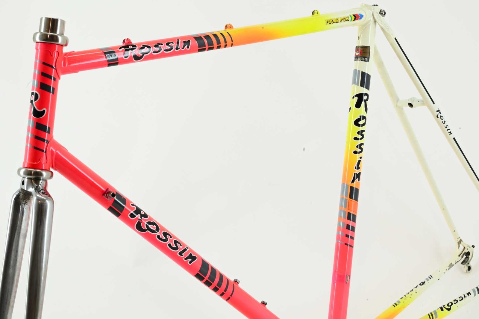 Rossin Professional Frameset Neon Colours Columbus SL Size 56 - Image 7