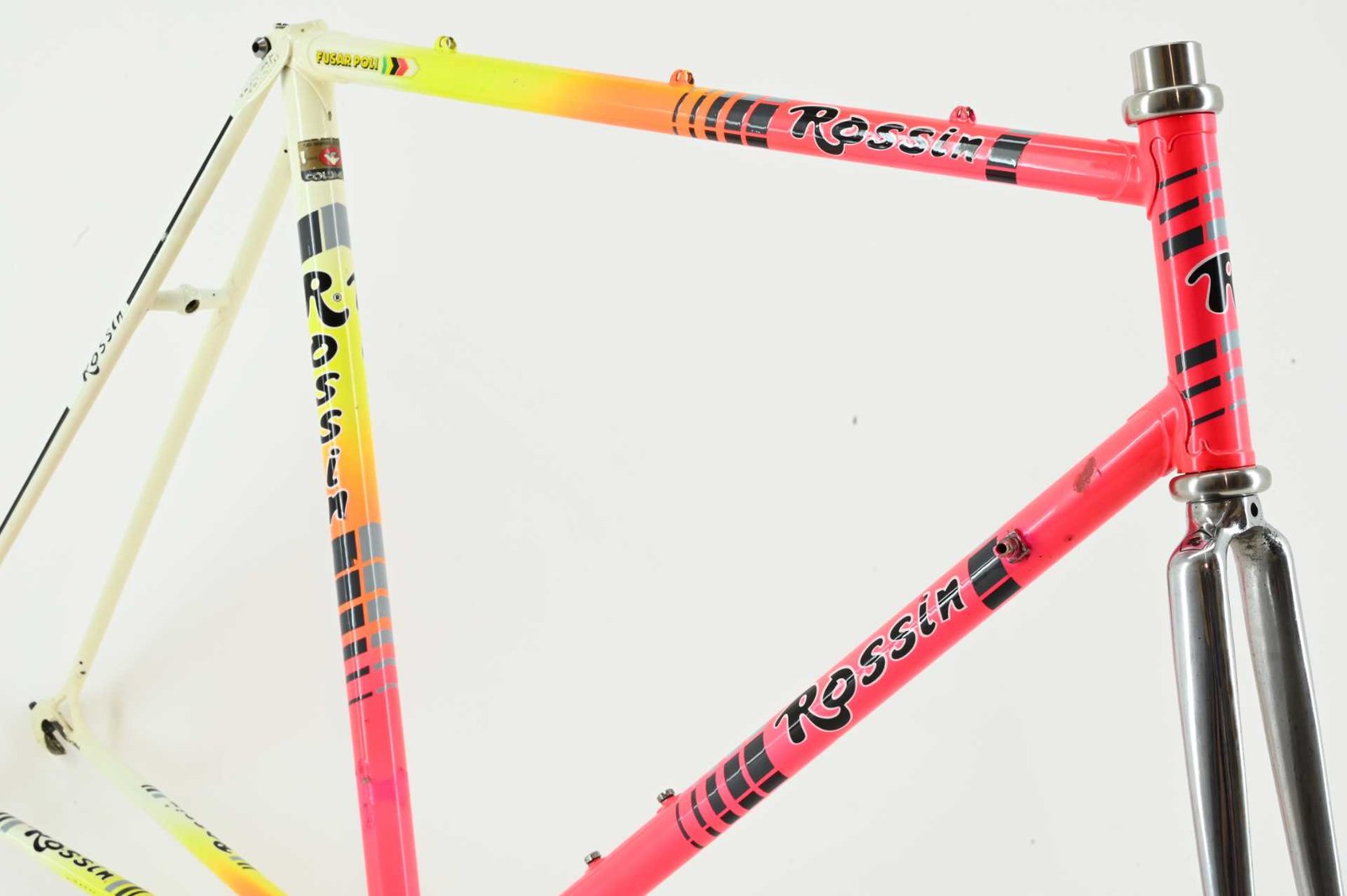 Rossin Professional Frameset Neon Colours Columbus SL Size 56 - Image 5