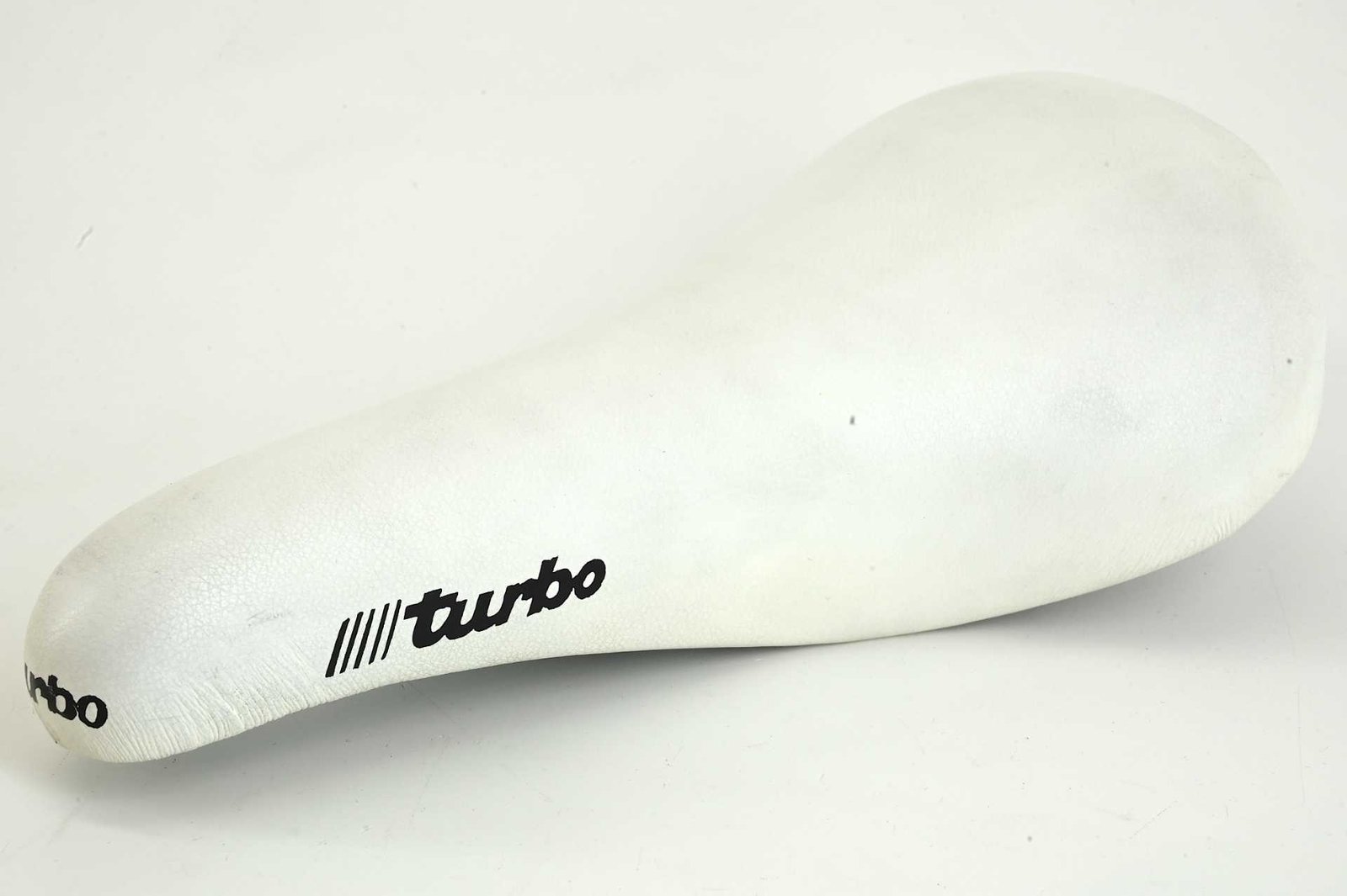 Selle Italia Turbo Leather Saddle White 1990 - Image 5