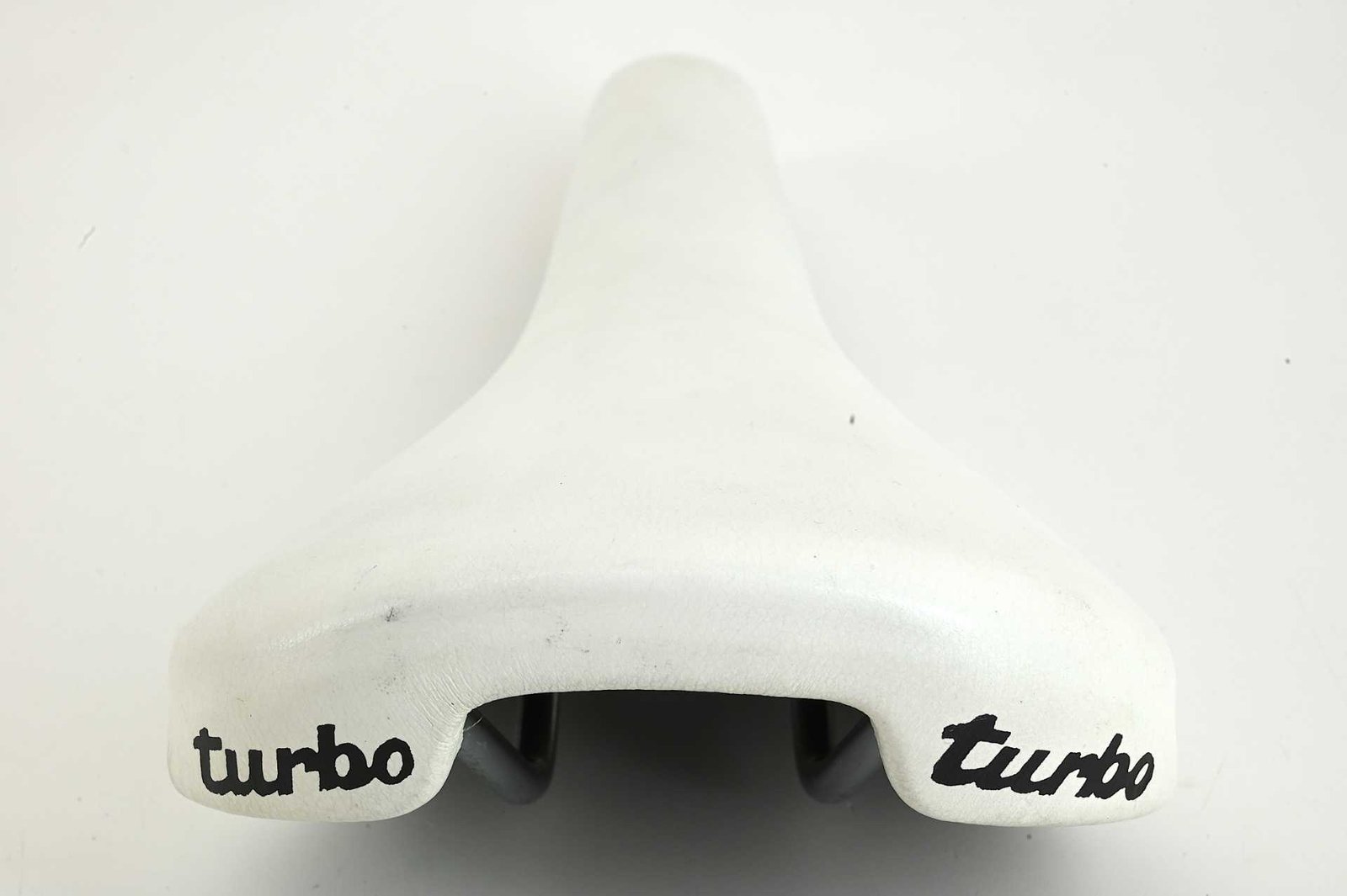 Selle Italia Turbo Leather Saddle White 1990 - Image 6