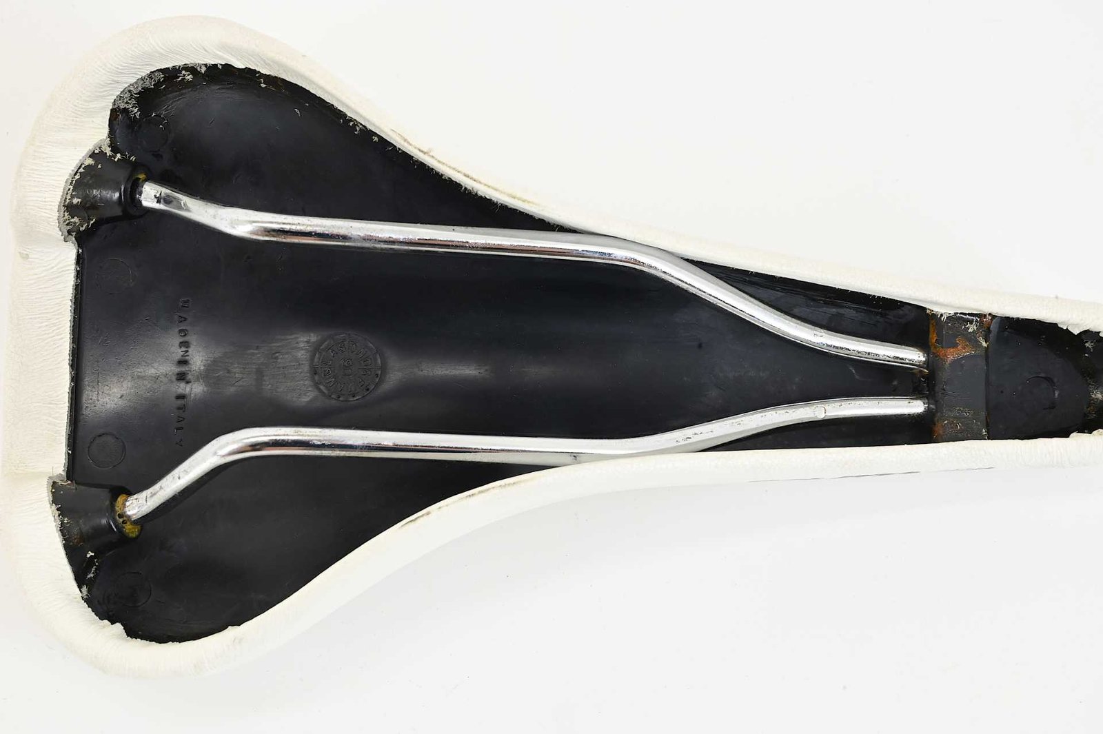 Selle Italia Turbo Leather Saddle White 1990 - Image 9
