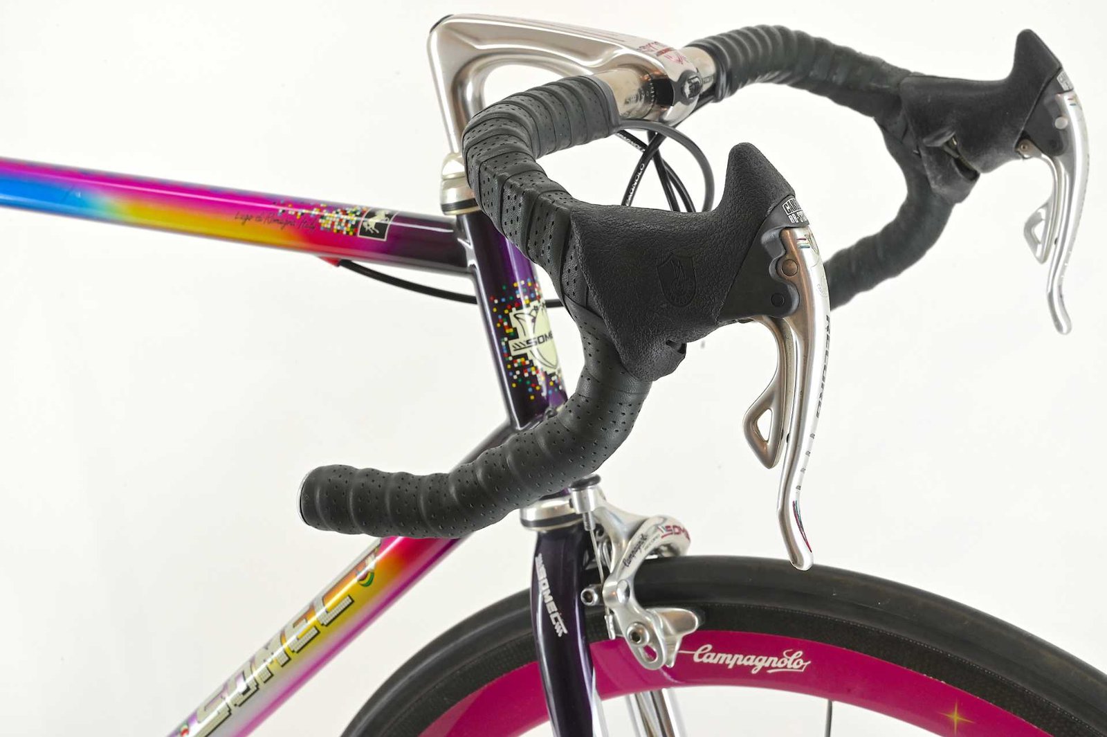 Somec Top Class Columbus EL Campagnolo Record 8-Speed Anniversary Size 55.5 - Image 12