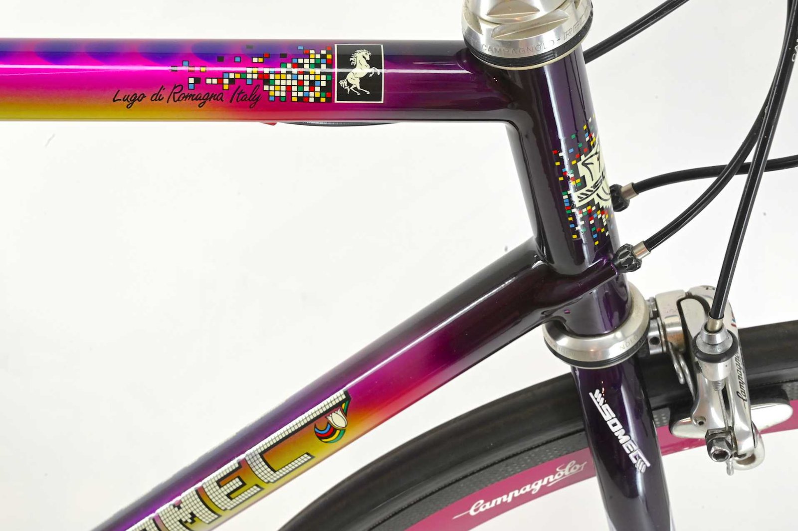Somec Top Class Columbus EL Campagnolo Record 8-Speed Anniversary Size 55.5 - Image 10