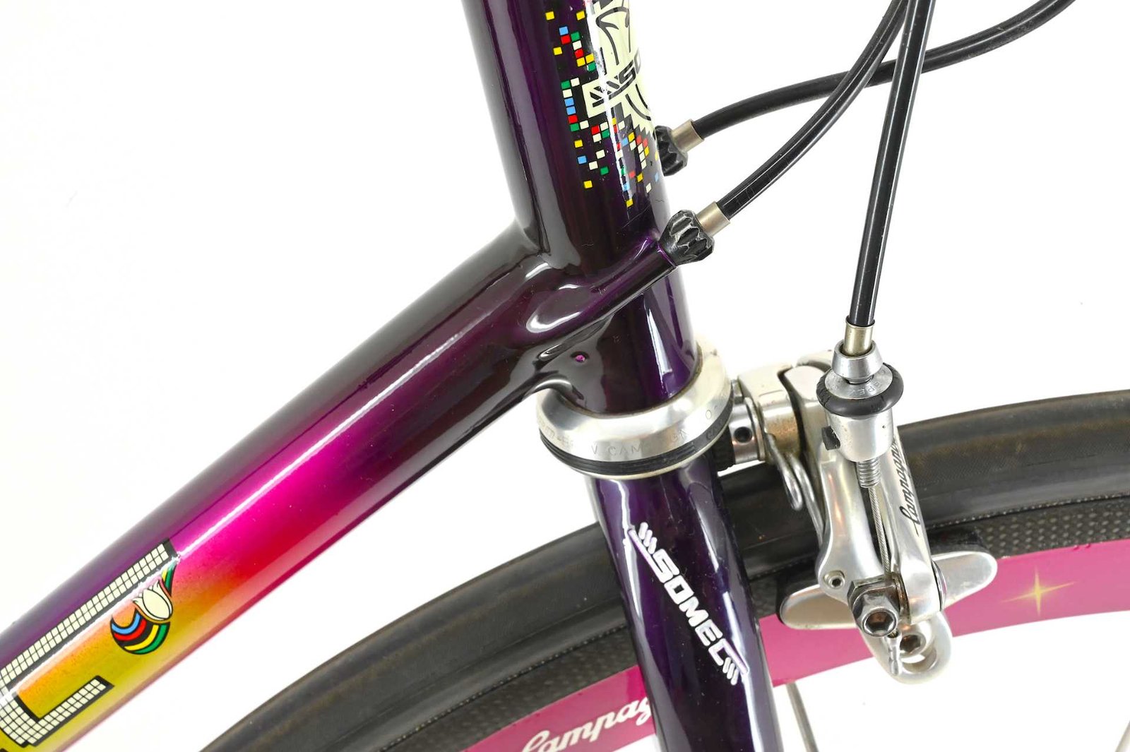 Somec Top Class Columbus EL Campagnolo Record 8-Speed Anniversary Size 55.5 - Image 17