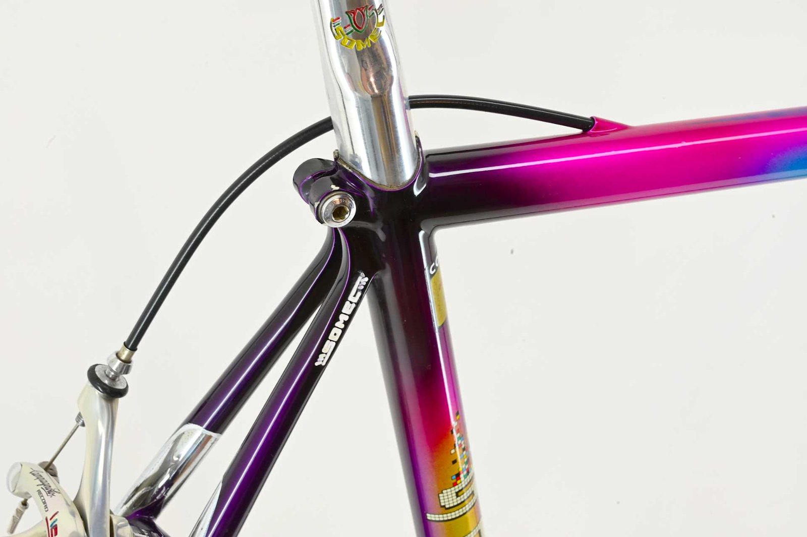 Somec Top Class Columbus EL Campagnolo Record 8-Speed Anniversary Size 55.5 - Image 30