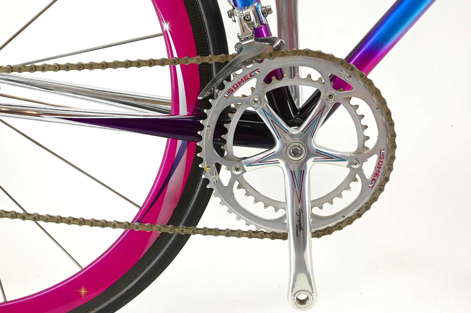 Somec Top Class Columbus EL Campagnolo Record 8-Speed Anniversary Size 55.5 - Image 35