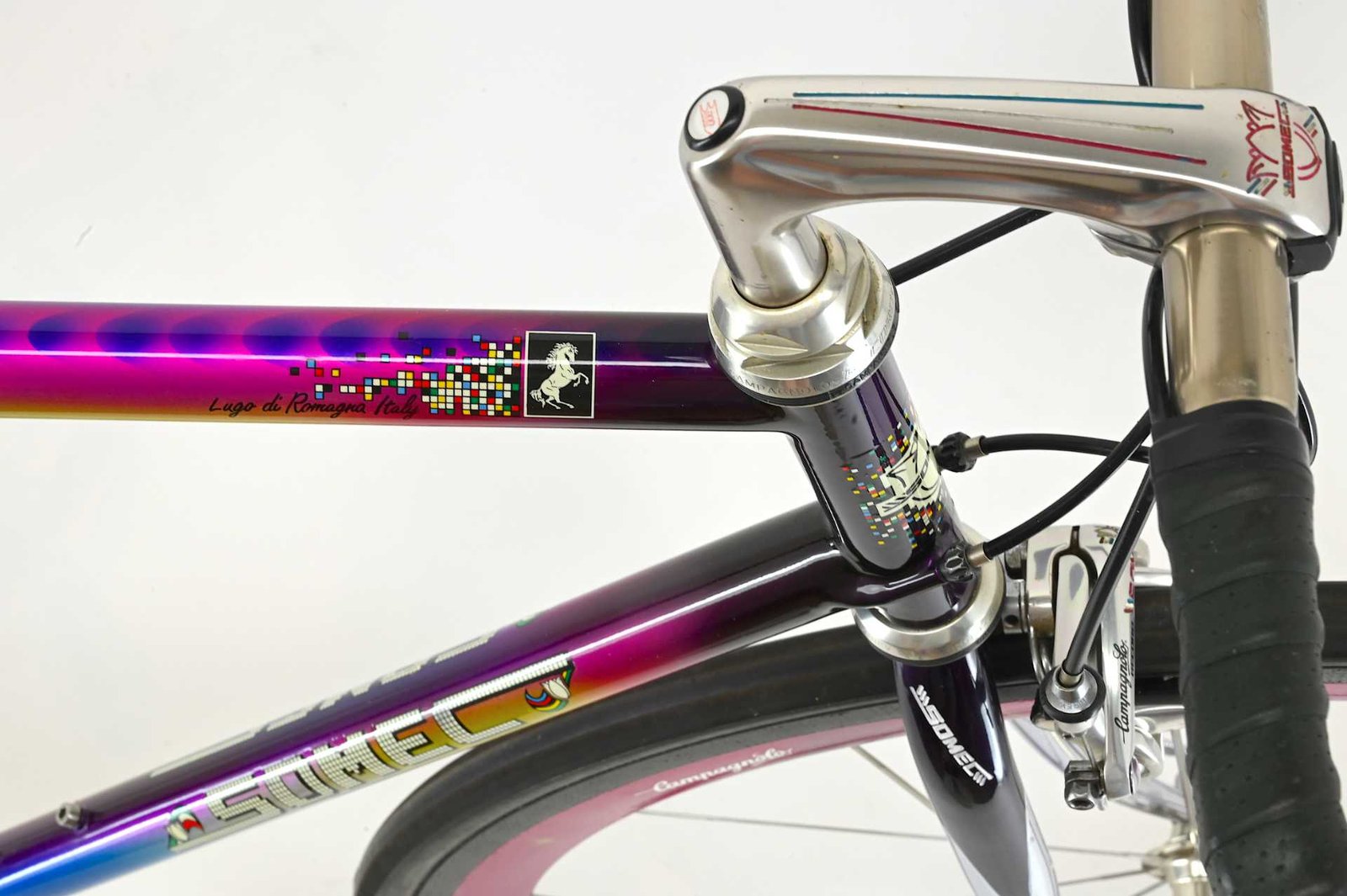 Somec Top Class Columbus EL Campagnolo Record 8-Speed Anniversary Size 55.5 - Image 9