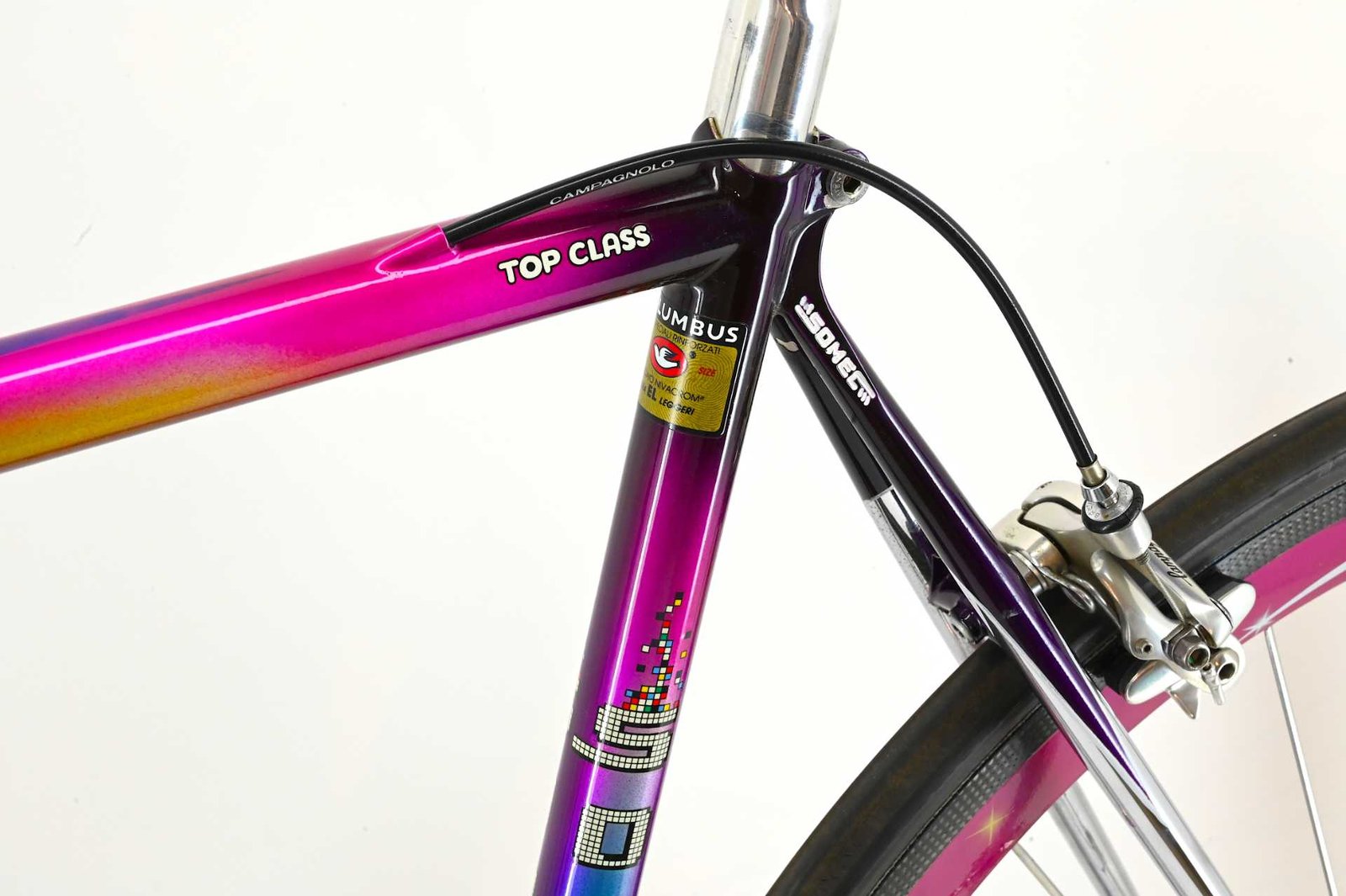 Somec Top Class Columbus EL Campagnolo Record 8-Speed Anniversary Size 55.5 - Image 29