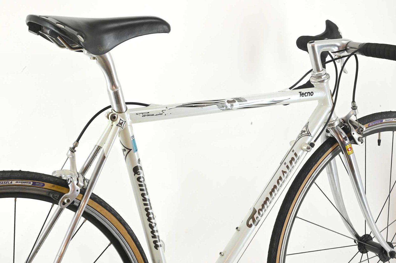 Tommasini Tecno Road Bicycle Columbus Genius Campagnolo Chorus 8-Speed Size 49.5 - Image 8