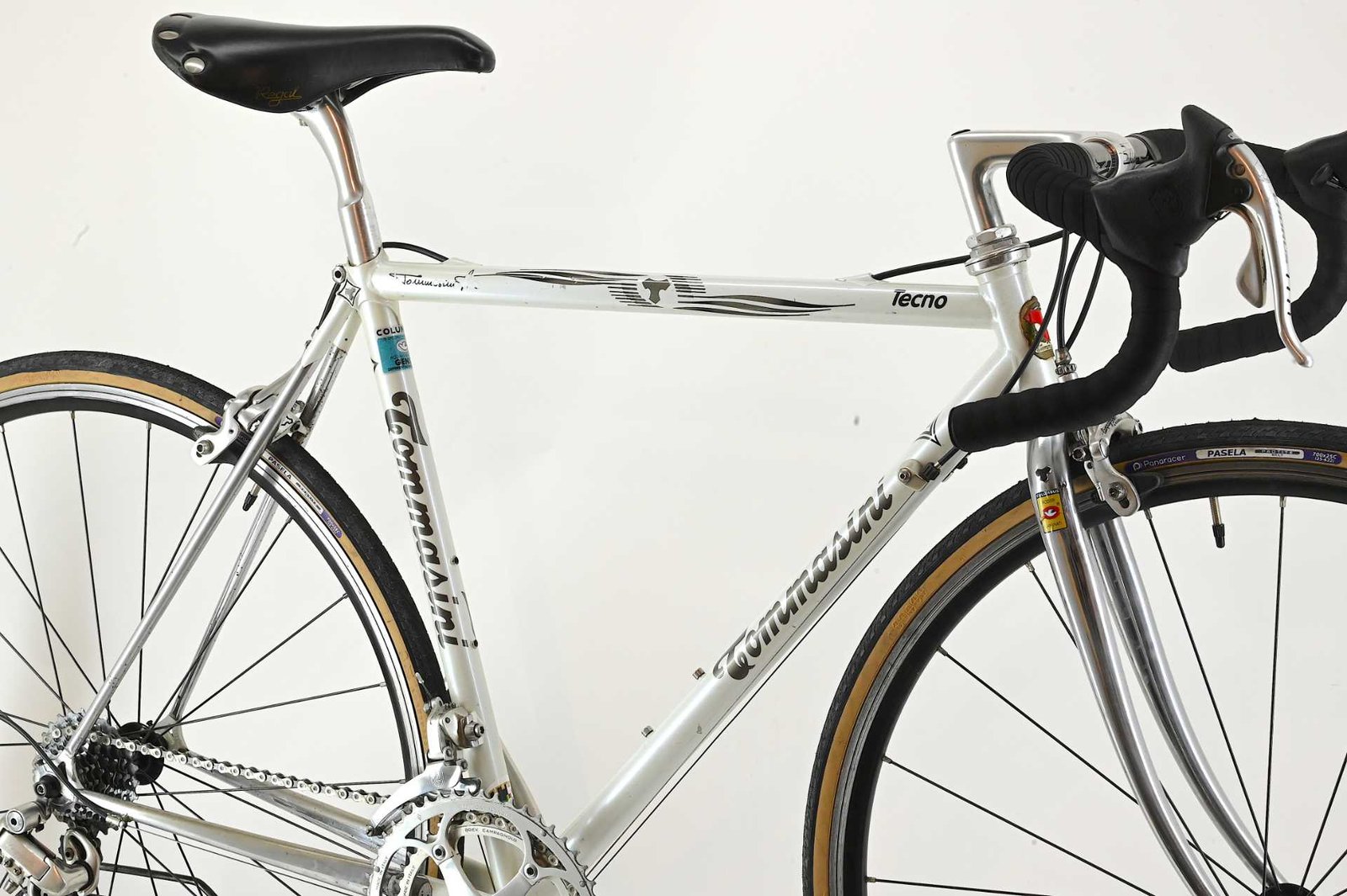 Tommasini Tecno Road Bicycle Columbus Genius Campagnolo Chorus 8-Speed Size 49.5 - Image 2