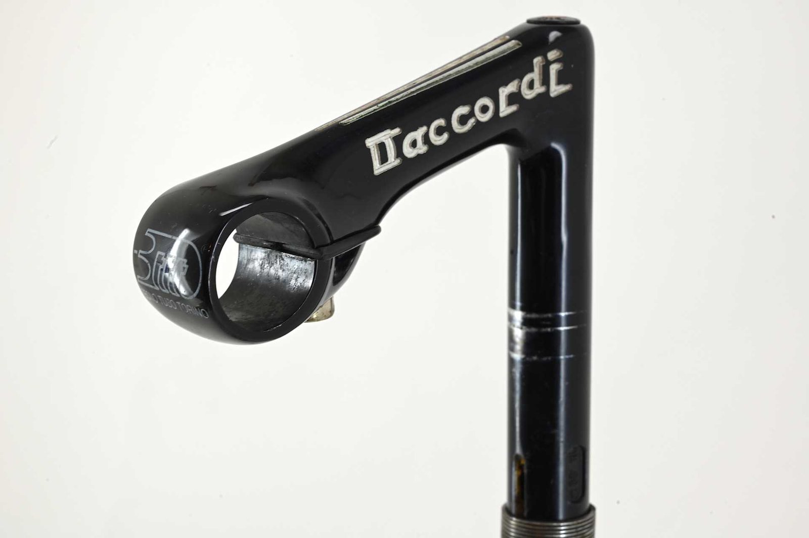 3TTT Record Quill Stem Black Daccordi Pantographed 110mm 25.8mm - Image 2