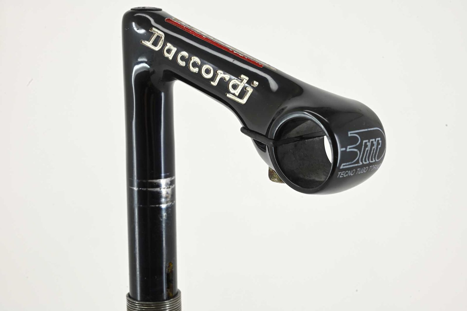 3TTT Record Quill Stem Black Daccordi Pantographed 110mm 25.8mm
