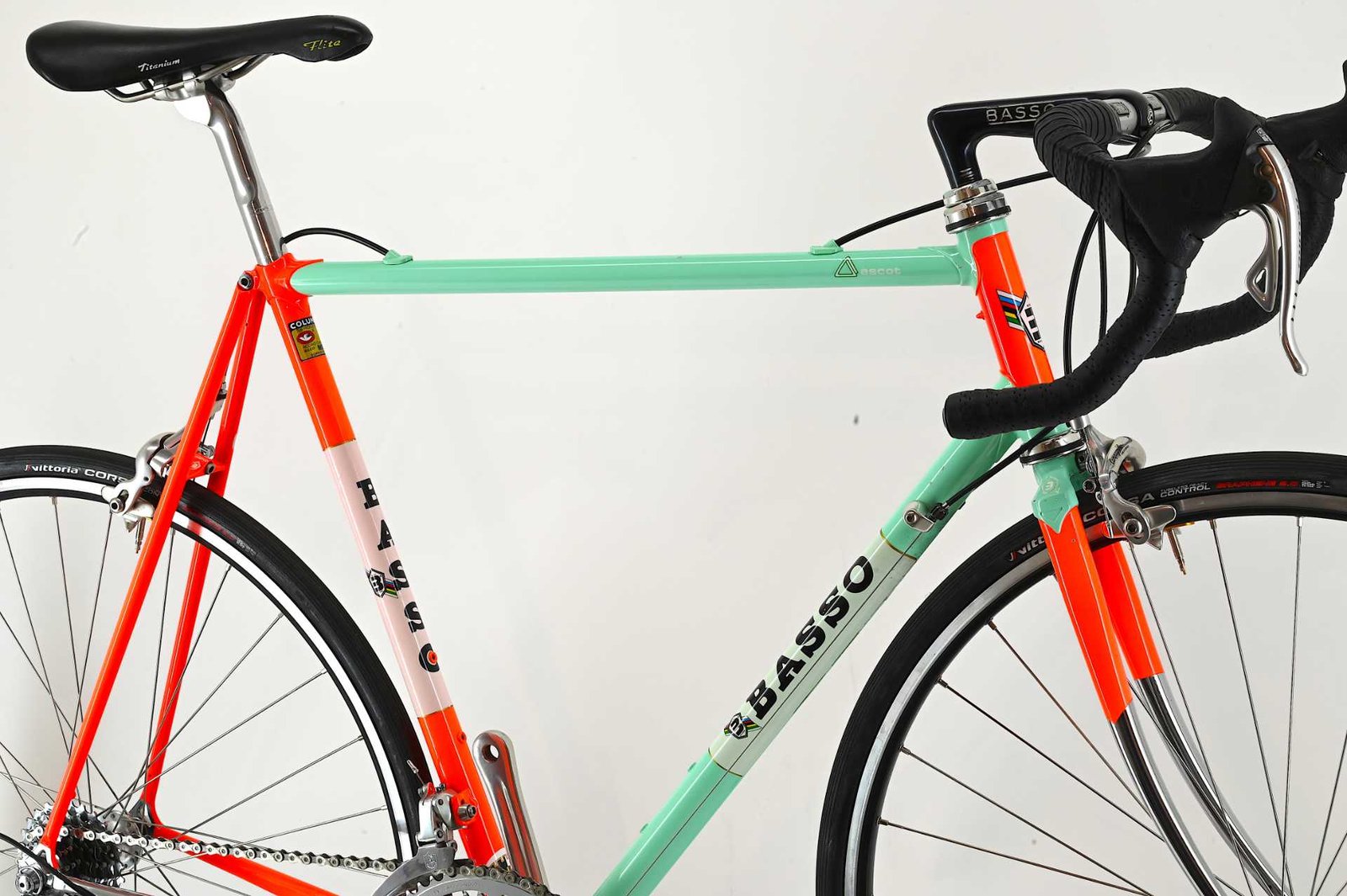 NOS Basso Ascot Columbus Multishape Campagnolo Record 8-Speed Size 57 - Image 5