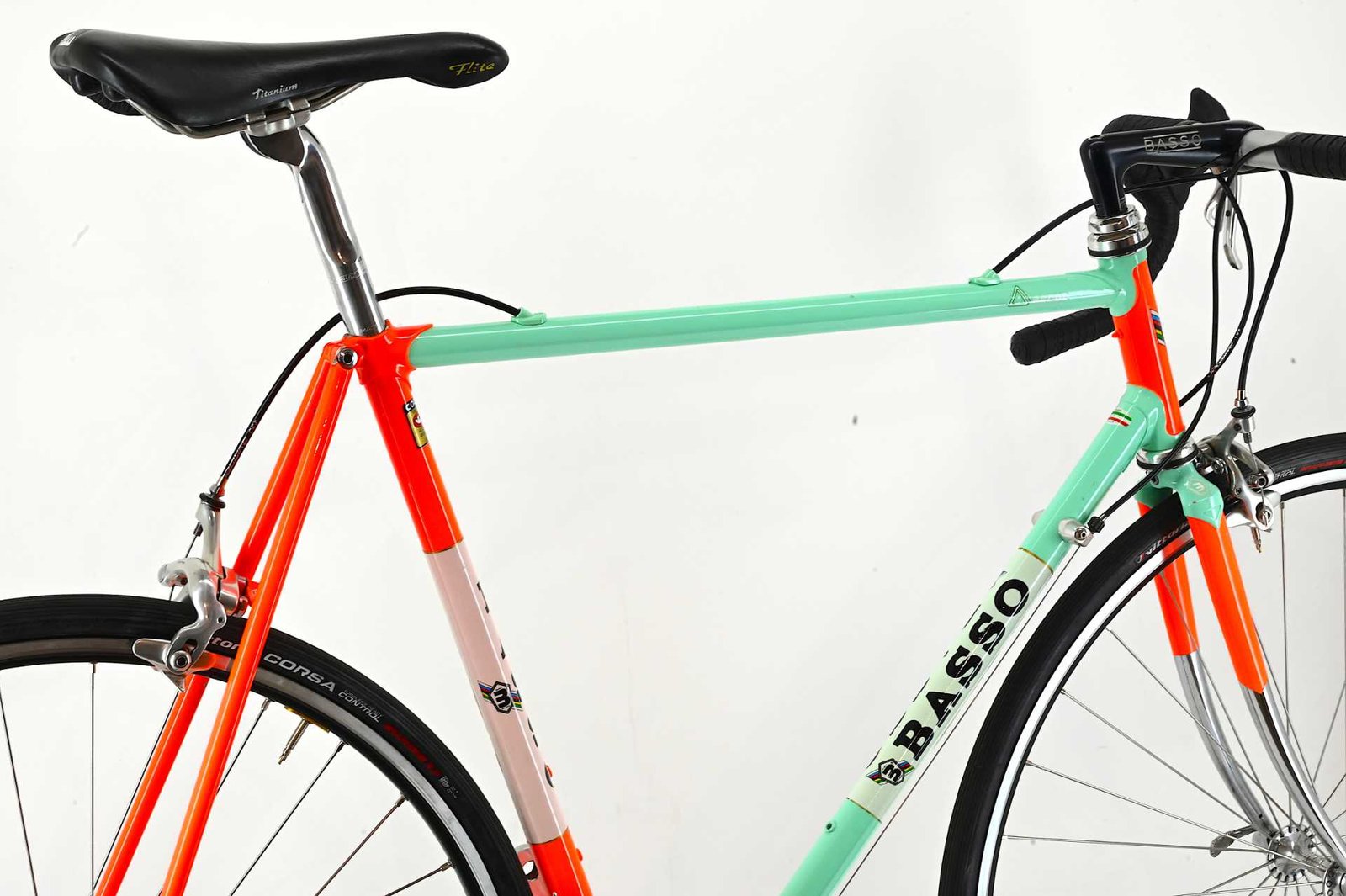 NOS Basso Ascot Columbus Multishape Campagnolo Record 8-Speed Size 57 - Image 8