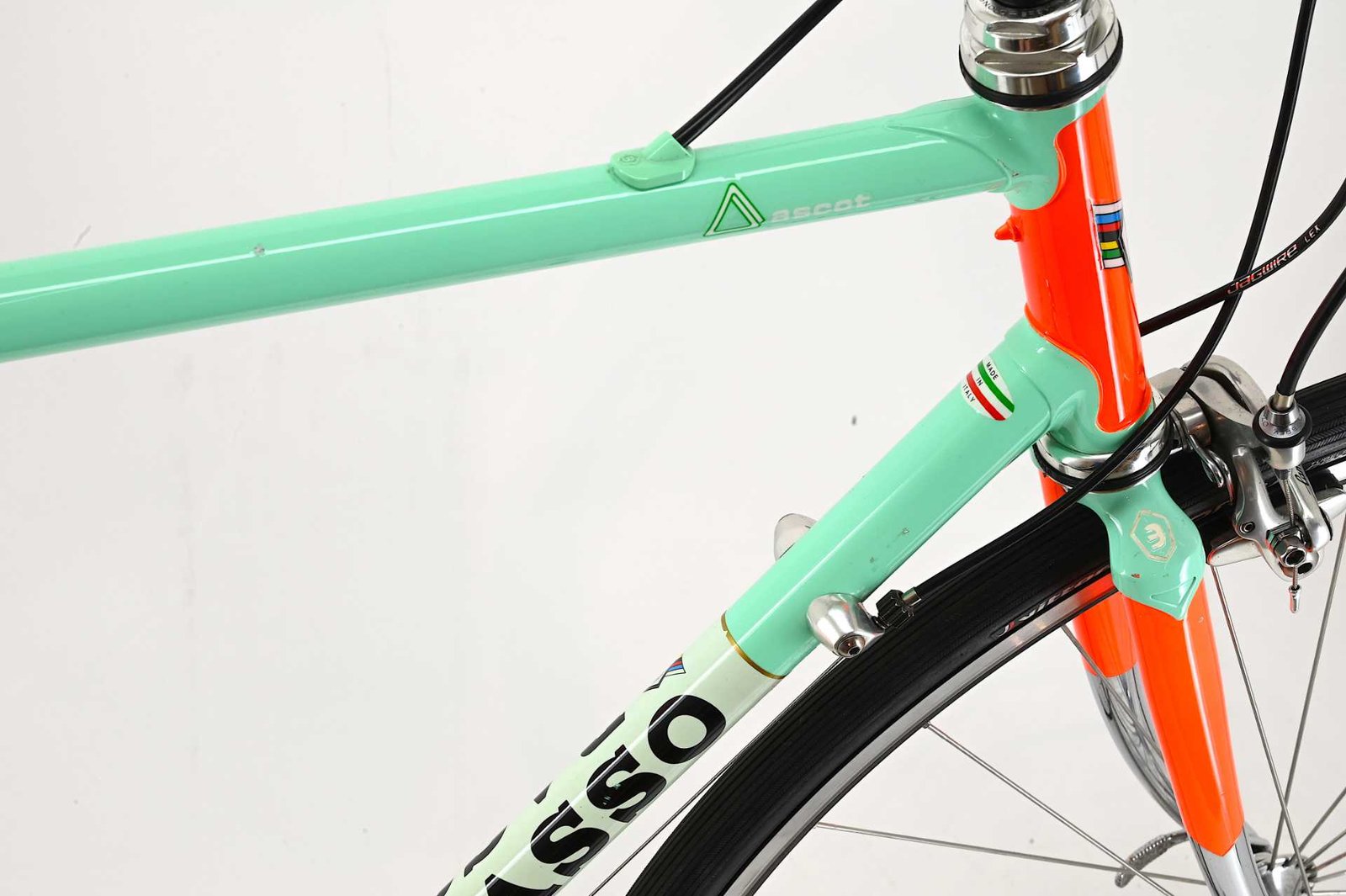 NOS Basso Ascot Columbus Multishape Campagnolo Record 8-Speed Size 57 - Image 12