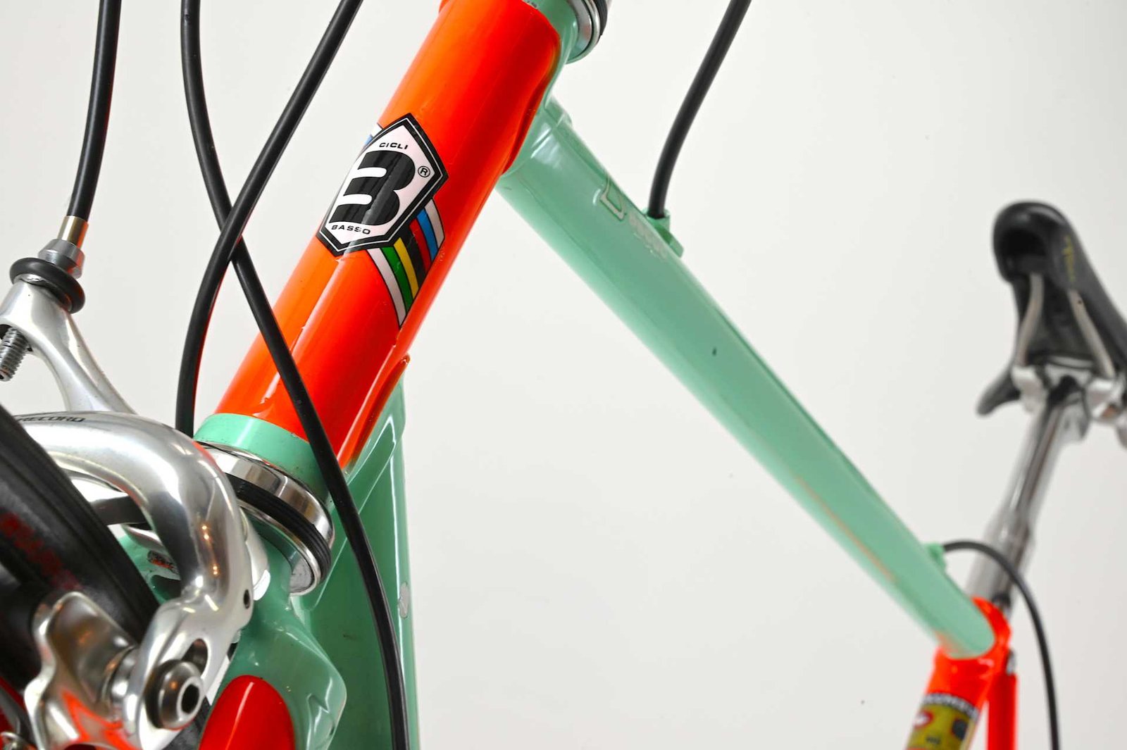 NOS Basso Ascot Columbus Multishape Campagnolo Record 8-Speed Size 57 - Image 13