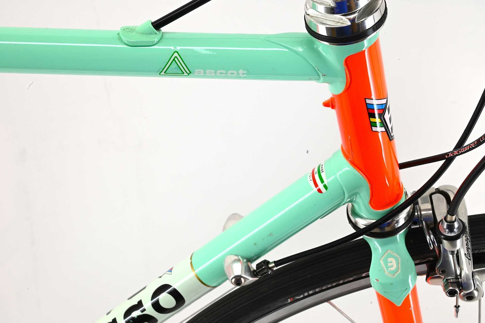 NOS Basso Ascot Columbus Multishape Campagnolo Record 8-Speed Size 57 - Image 15