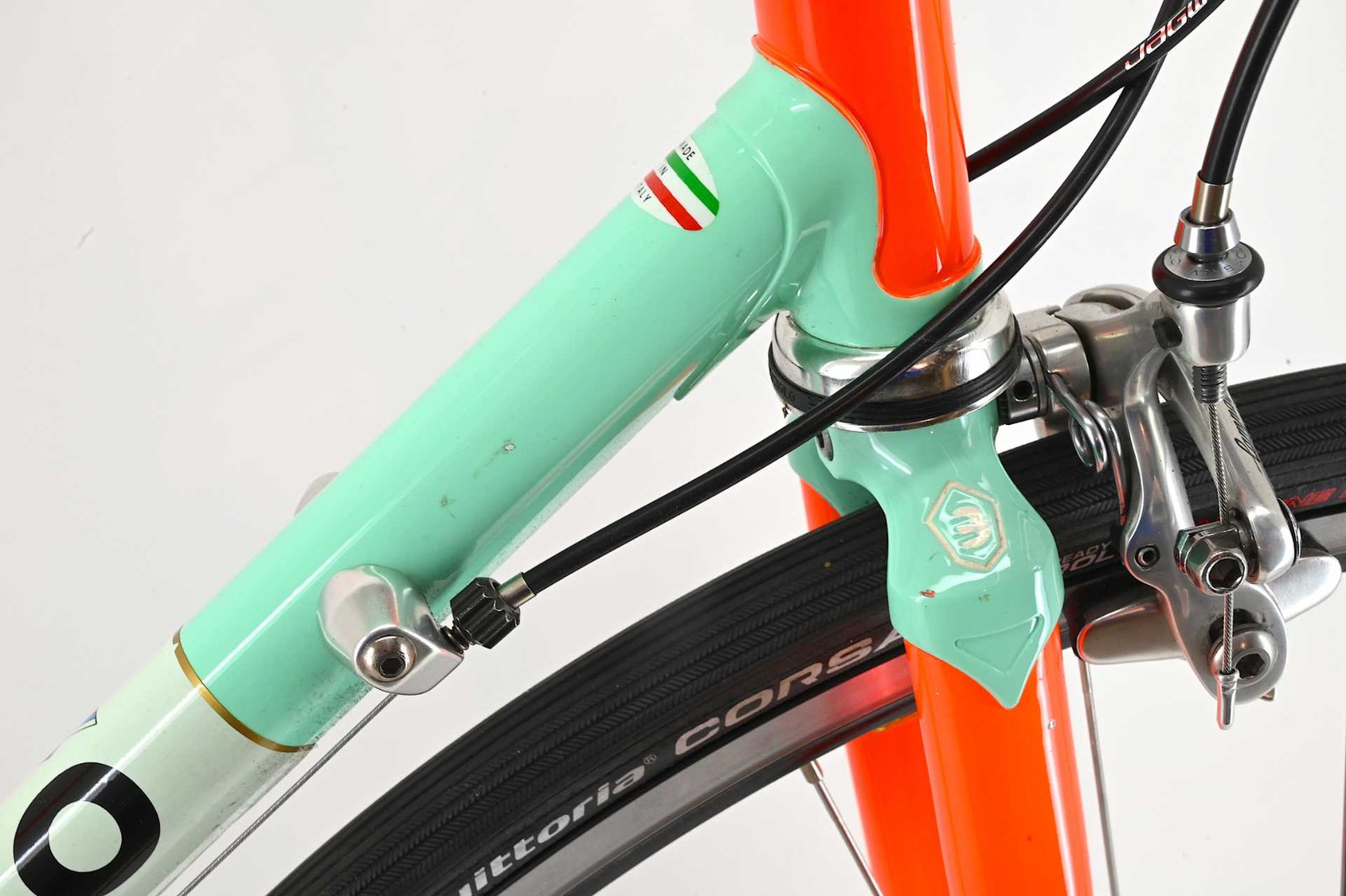 NOS Basso Ascot Columbus Multishape Campagnolo Record 8-Speed Size 57 - Image 19