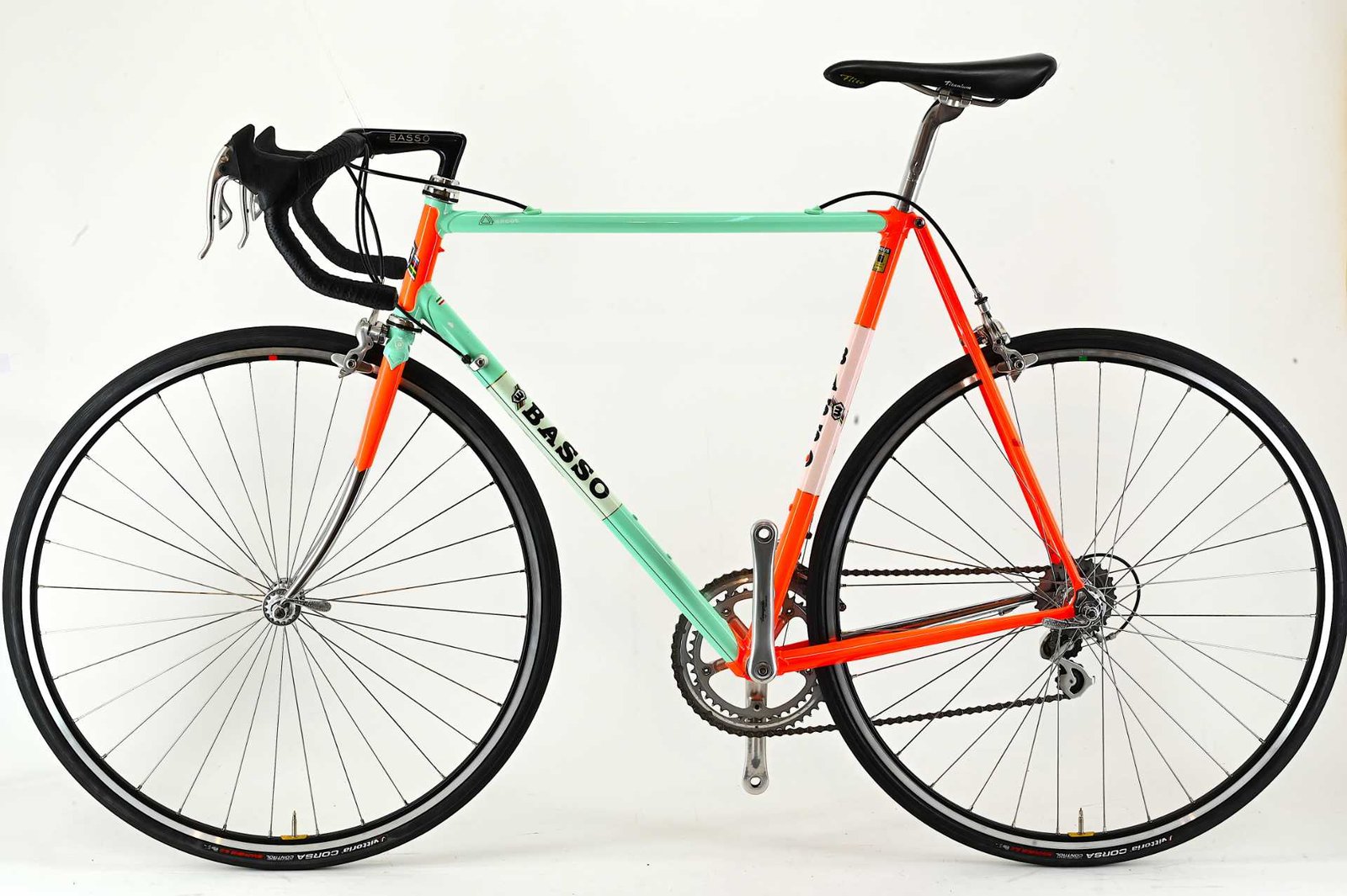 NOS Basso Ascot Columbus Multishape Campagnolo Record 8-Speed Size 57 - Image 6