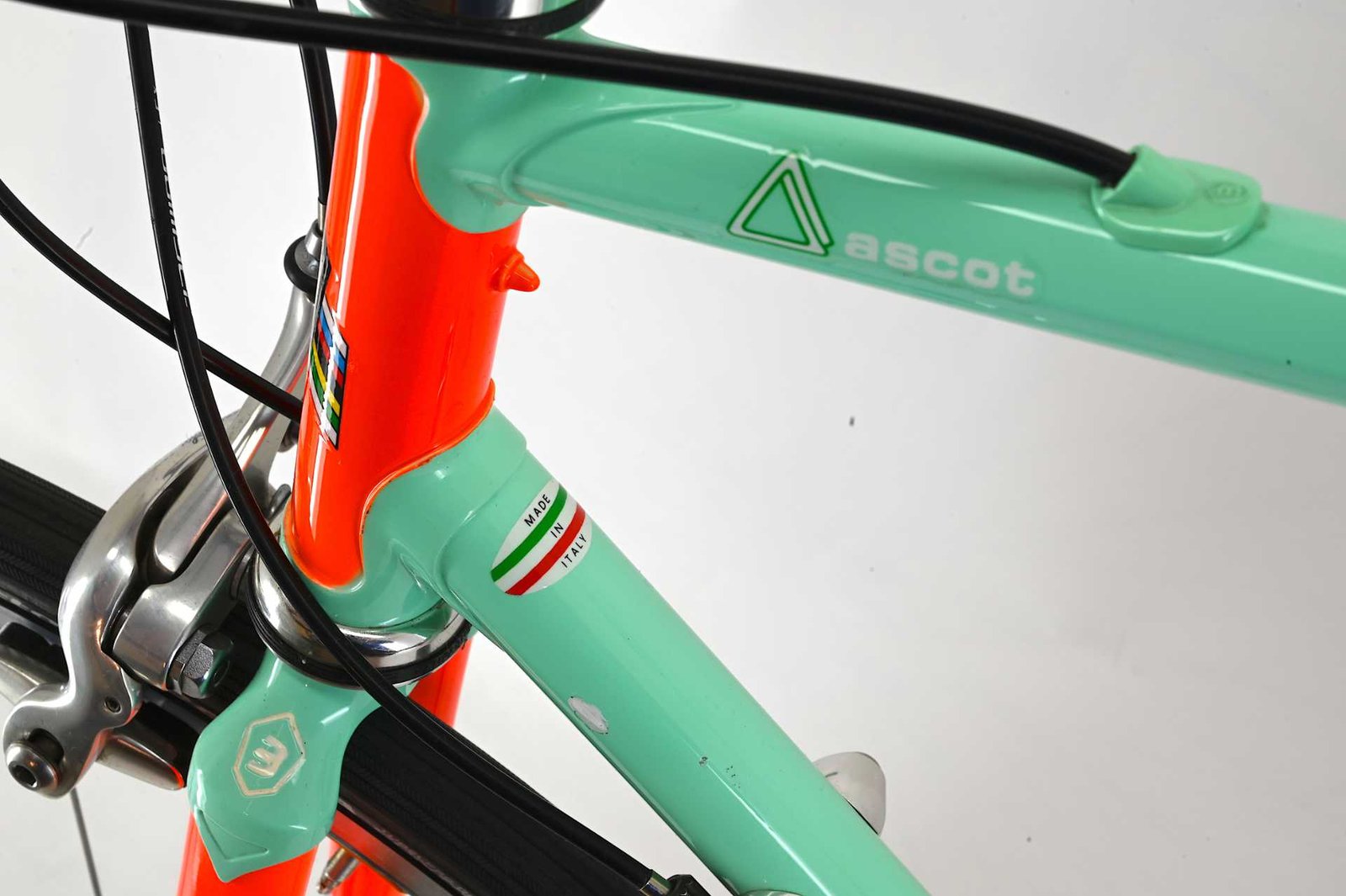 NOS Basso Ascot Columbus Multishape Campagnolo Record 8-Speed Size 57 - Image 18