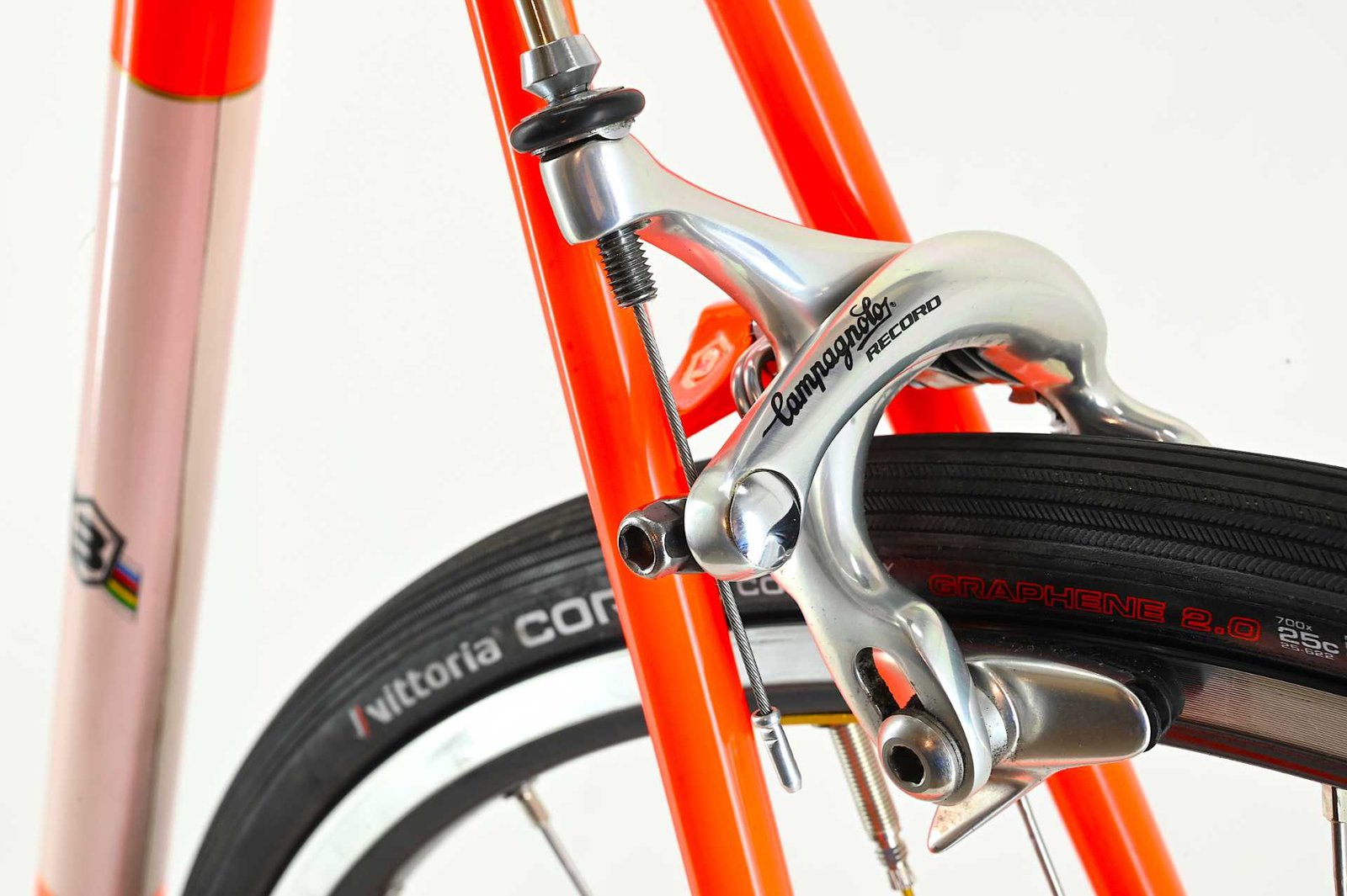 NOS Basso Ascot Columbus Multishape Campagnolo Record 8-Speed Size 57 - Image 28