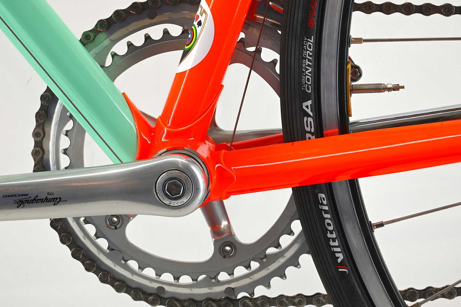 NOS Basso Ascot Columbus Multishape Campagnolo Record 8-Speed Size 57 - Image 33