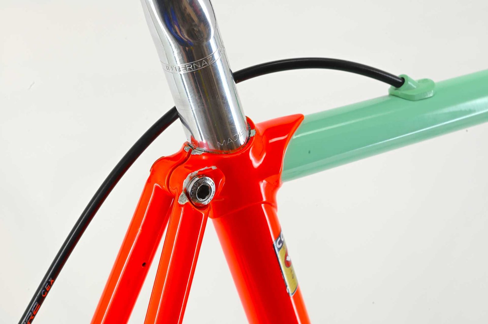 NOS Basso Ascot Columbus Multishape Campagnolo Record 8-Speed Size 57 - Image 25