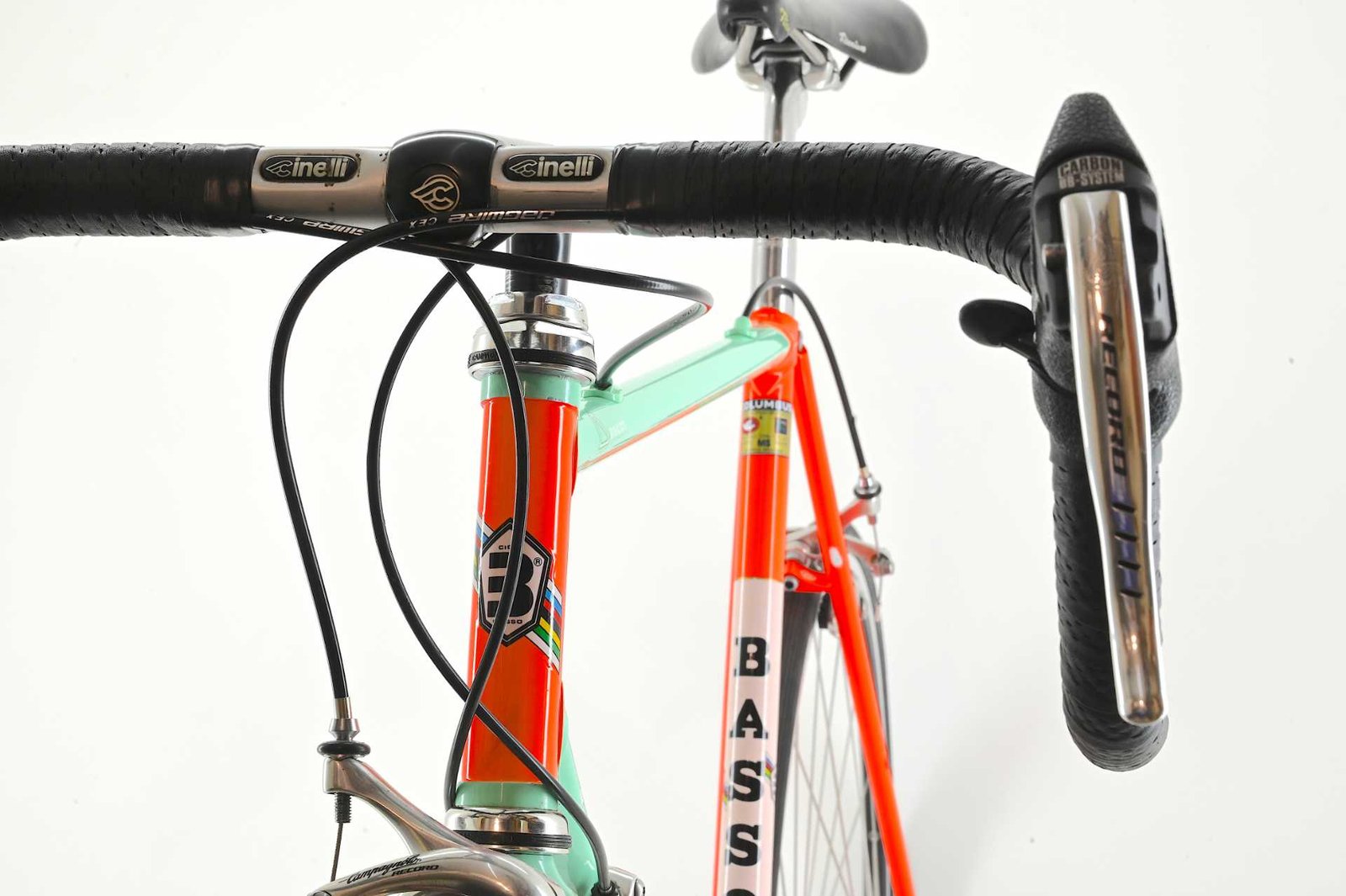 NOS Basso Ascot Columbus Multishape Campagnolo Record 8-Speed Size 57 - Image 2
