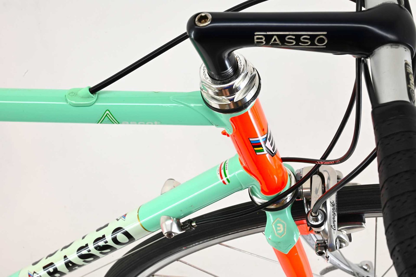 NOS Basso Ascot Columbus Multishape Campagnolo Record 8-Speed Size 57 - Image 3