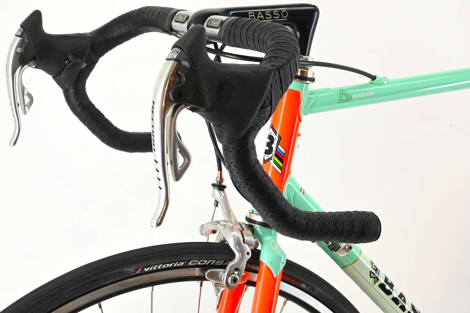 NOS Basso Ascot Columbus Multishape Campagnolo Record 8-Speed Size 57 - Image 16