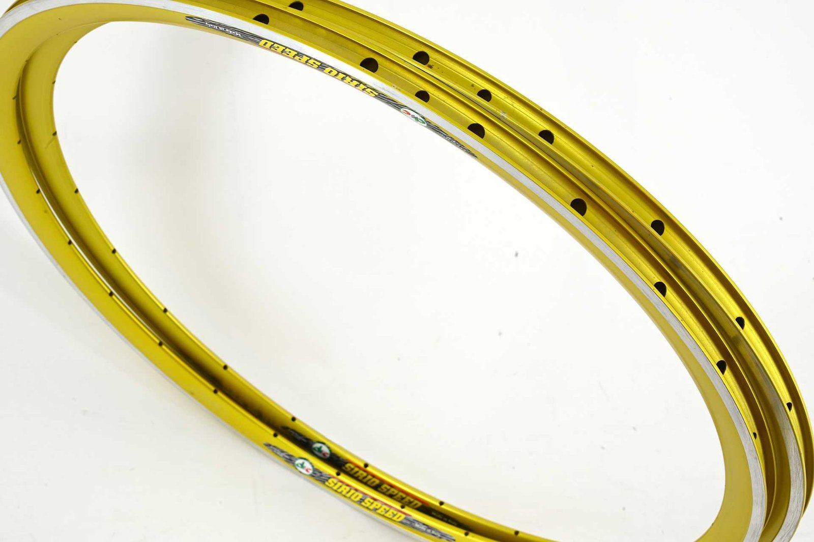 NOS DRC Sirio Speed 622x13 Clincher Rims AL 6000 24/28 Hole Gold - Image 3