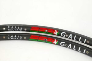 NOS Galli 'Paris Roubaix' Tubular Road Rims Dark Anodised 32H 700c 622 20mm