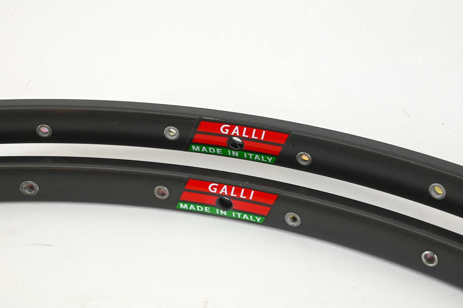 NOS Galli 'Paris Roubaix' Tubular Road Rims Dark Anodised 32H 700c 622 20mm - Image 2