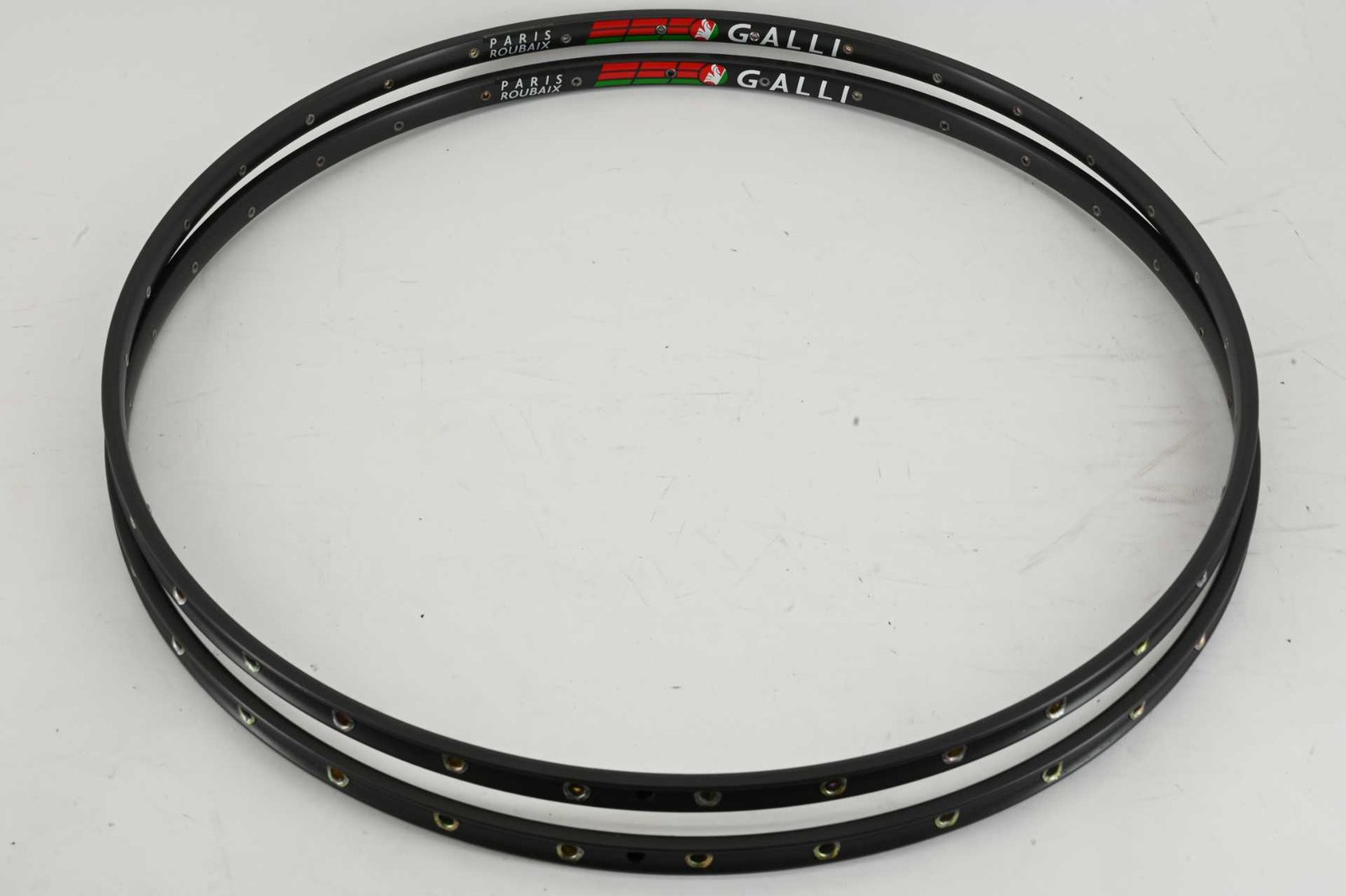 NOS Galli 'Paris Roubaix' Tubular Road Rims Dark Anodised 32H 700c 622 20mm - Image 4