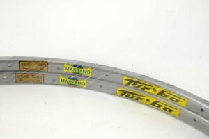 NOS Martano Turbo Tubular Rims Silver 28 Hole 700c