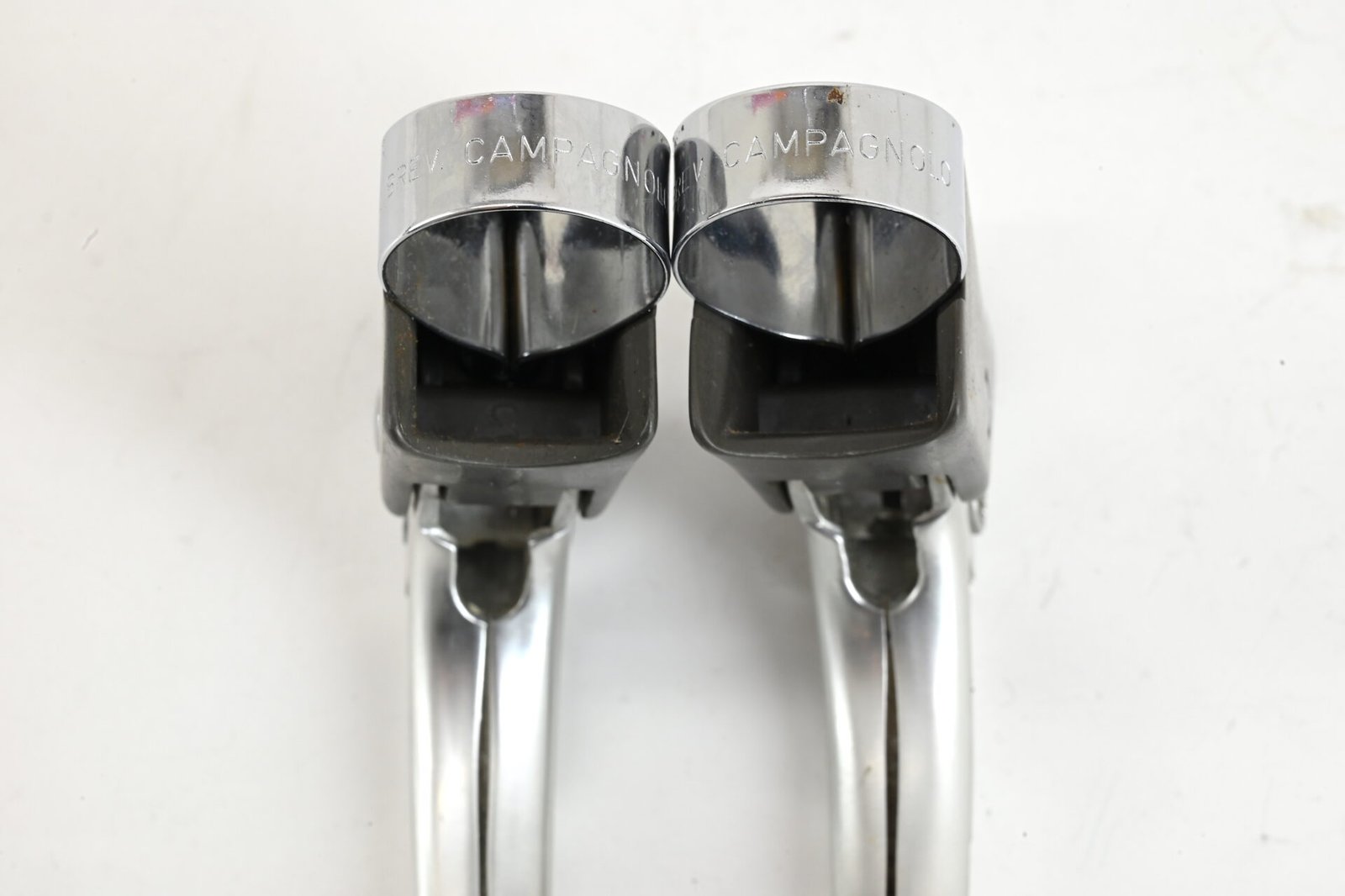 Campagnolo Nuovo Record brake levers Olmo pantographed drilled - Image 7