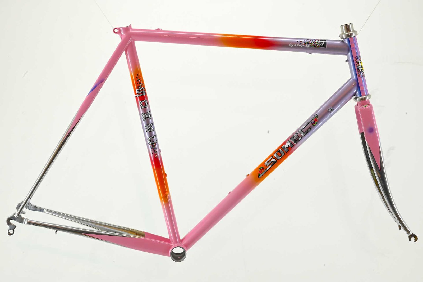 Somec Promax frameset custom colours Columbus Max size 56cm