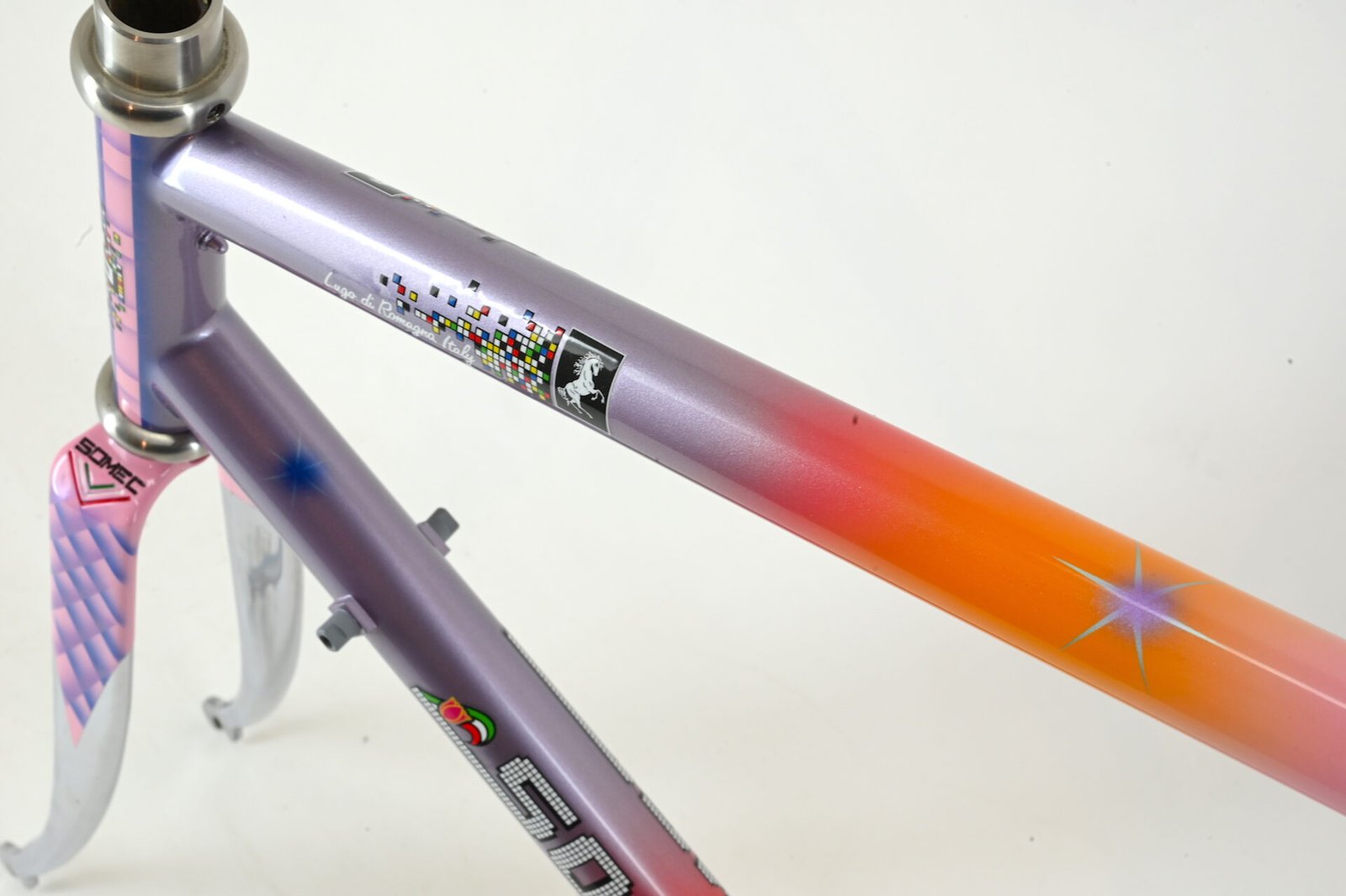 Somec Promax frameset custom colours Columbus Max size 56cm - Image 11